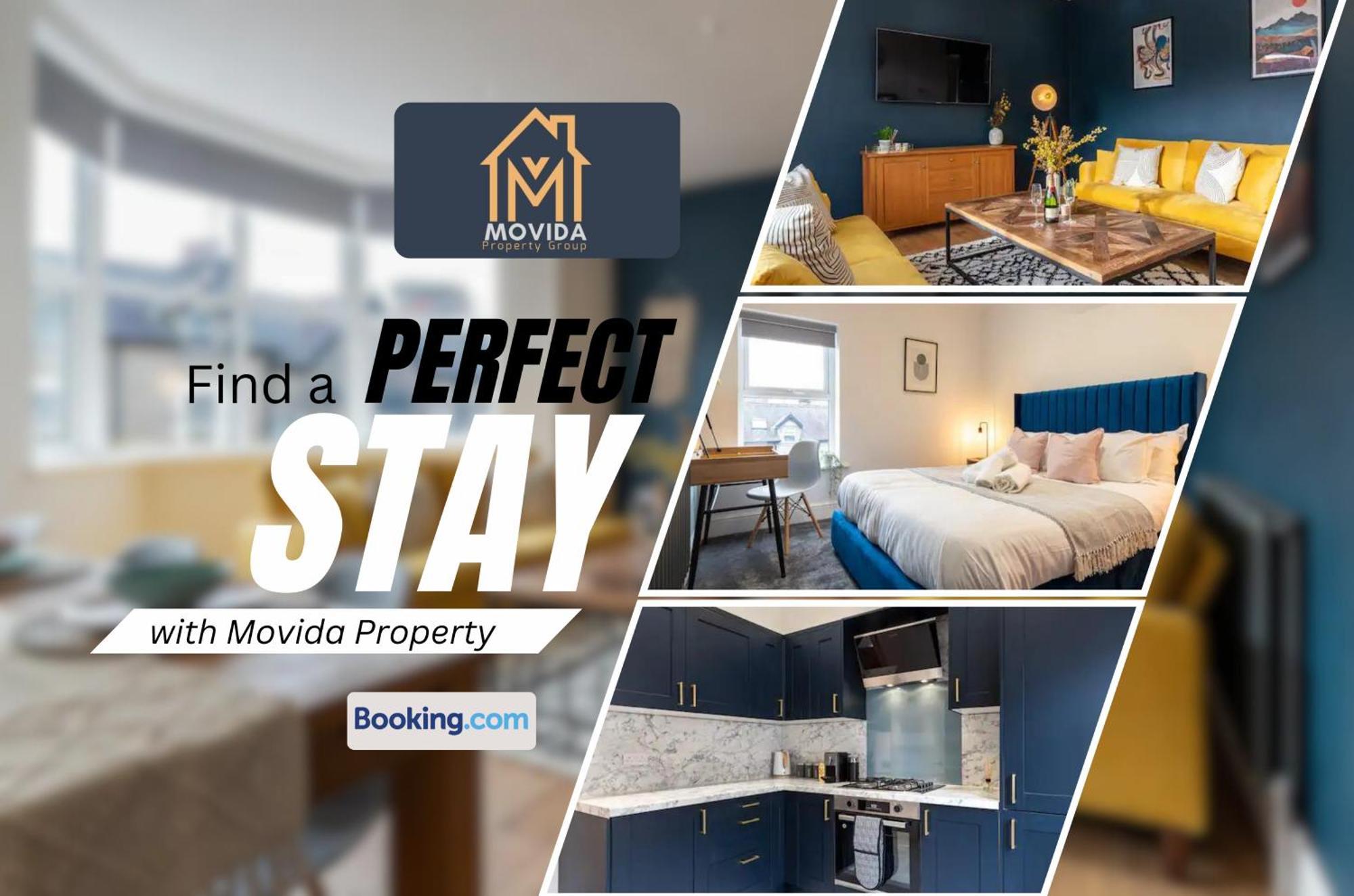 Central Elegant Three Bed Duplex By Movida Property Group Short Lets & Serviced Accommodation Harrogate Exterior foto