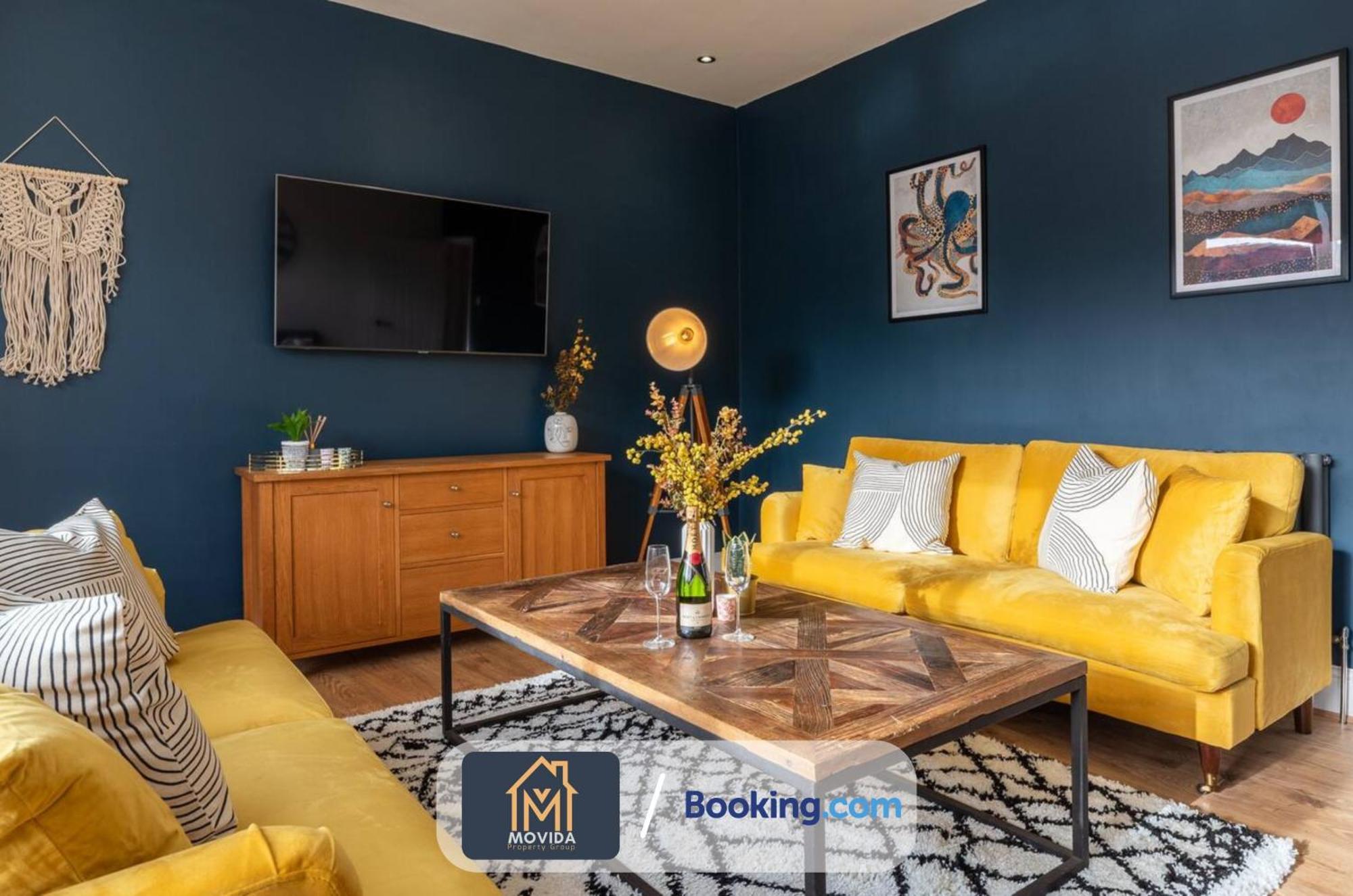 Central Elegant Three Bed Duplex By Movida Property Group Short Lets & Serviced Accommodation Harrogate Exterior foto
