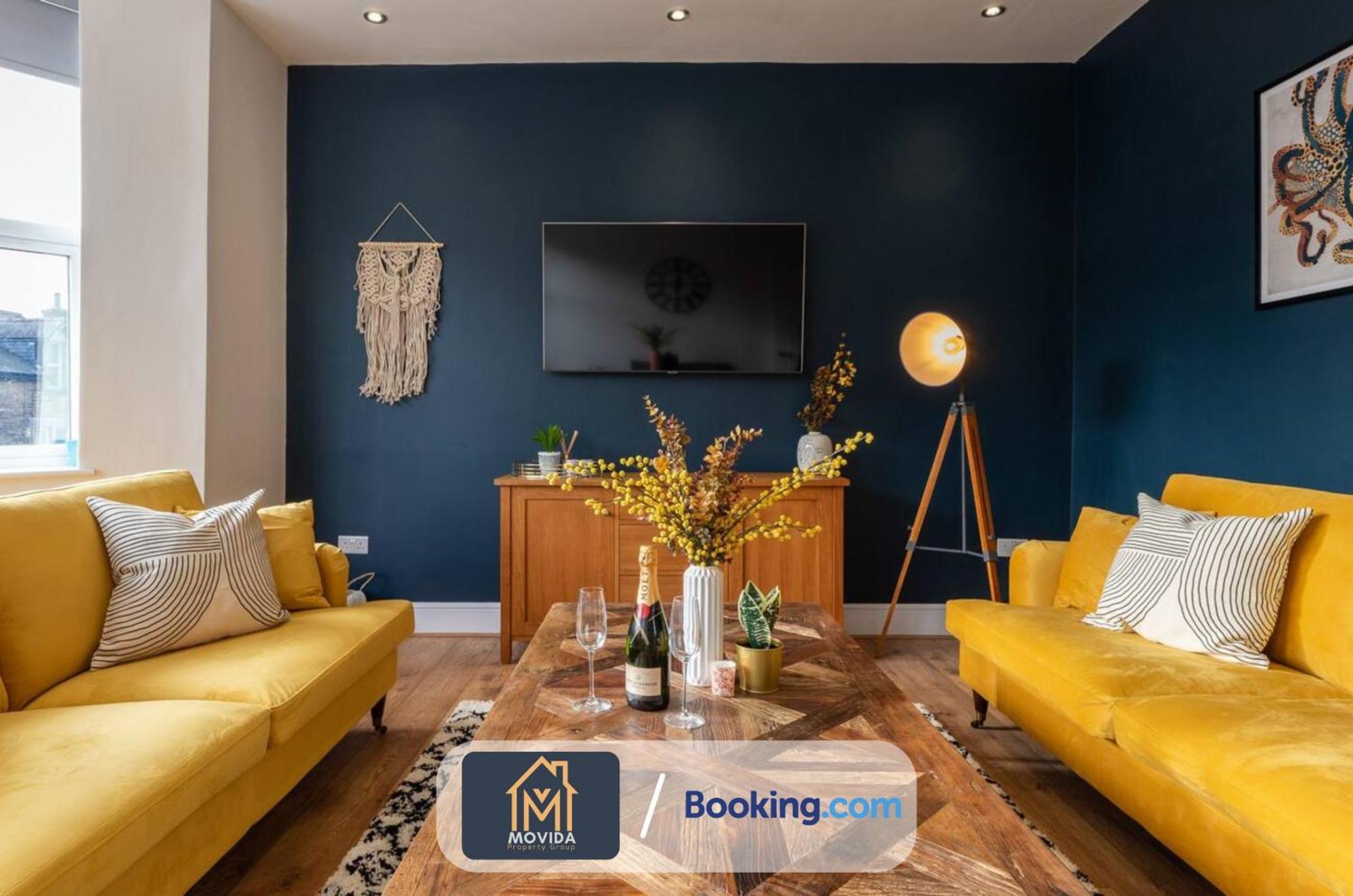Central Elegant Three Bed Duplex By Movida Property Group Short Lets & Serviced Accommodation Harrogate Exterior foto