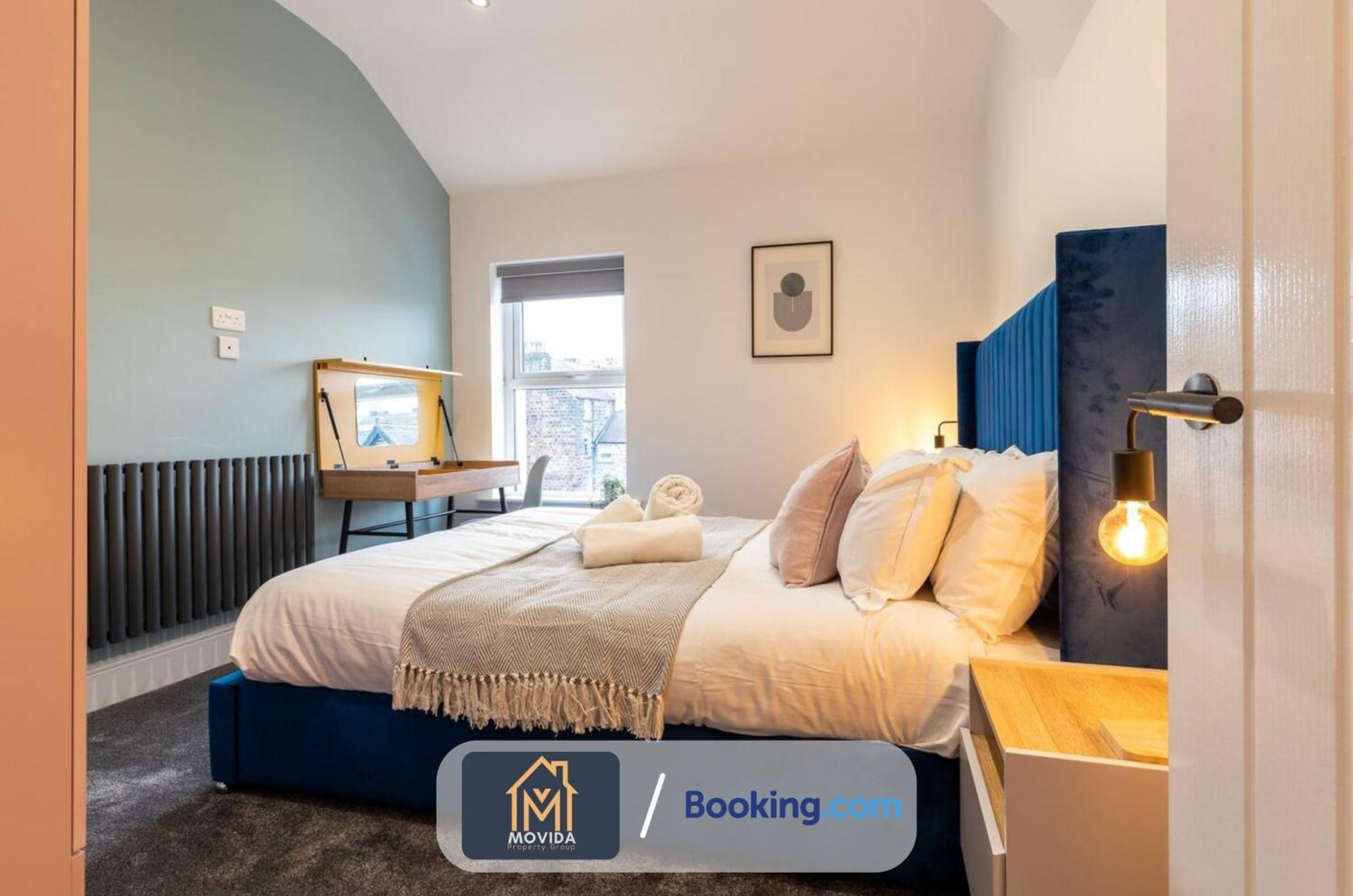 Central Elegant Three Bed Duplex By Movida Property Group Short Lets & Serviced Accommodation Harrogate Exterior foto