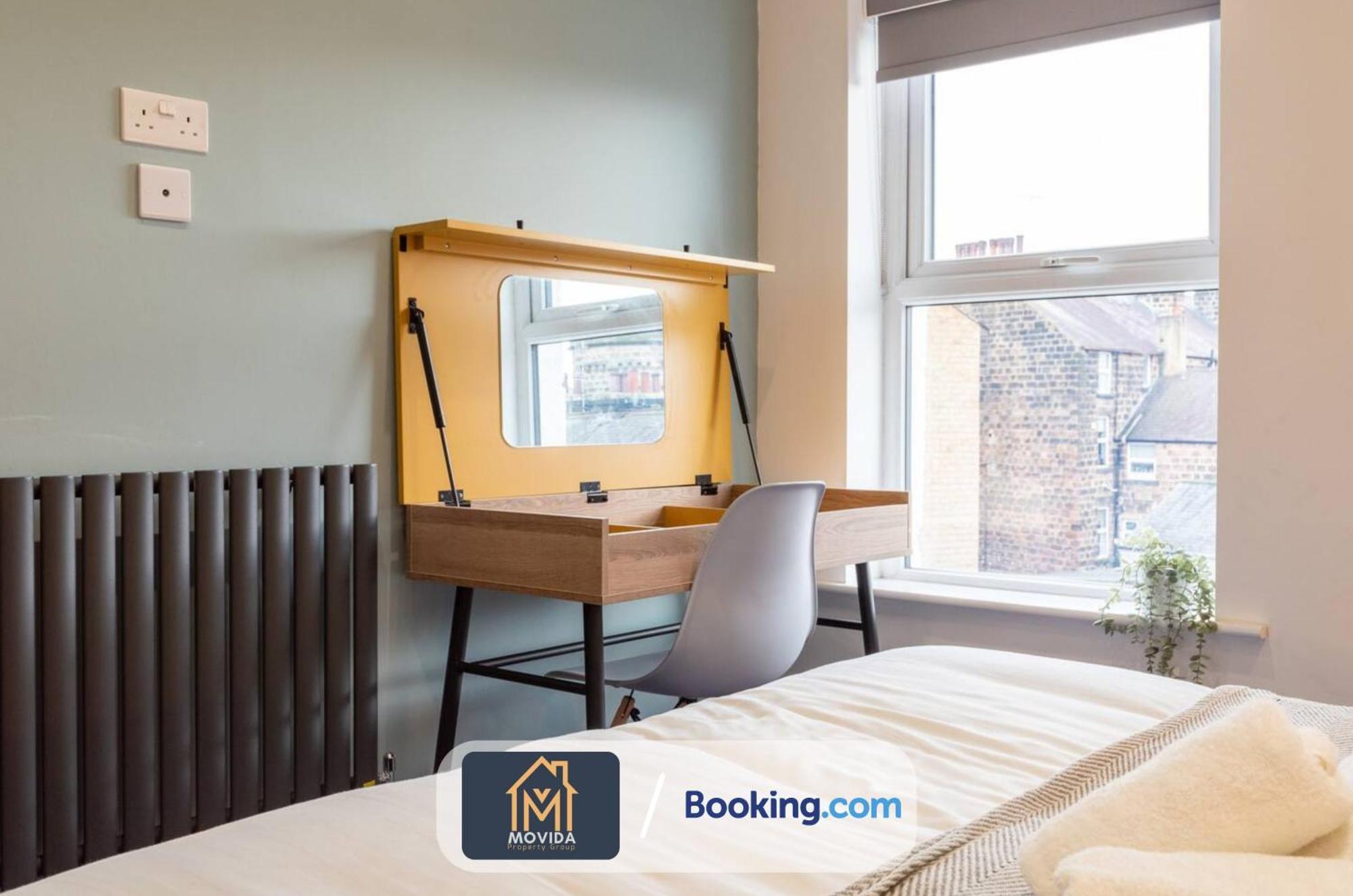Central Elegant Three Bed Duplex By Movida Property Group Short Lets & Serviced Accommodation Harrogate Exterior foto